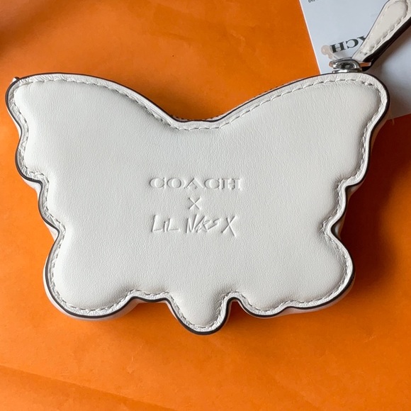 🦋 COACH X LIL NAS BUTTERFLY COIN CASE 🦋 NWT 🦋 - Picture 9 of 16